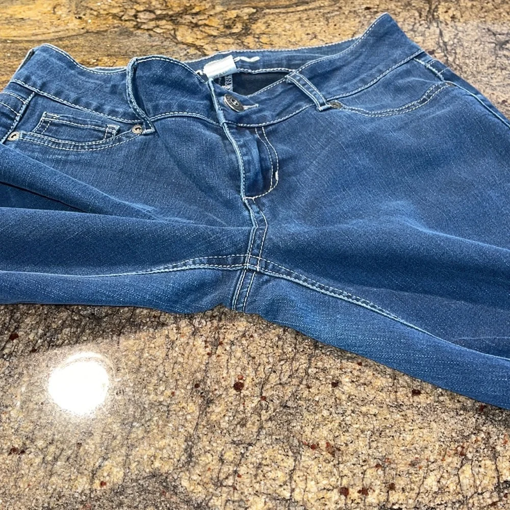 Maurices Denim stretch‎ dark blue jeans size S-Short